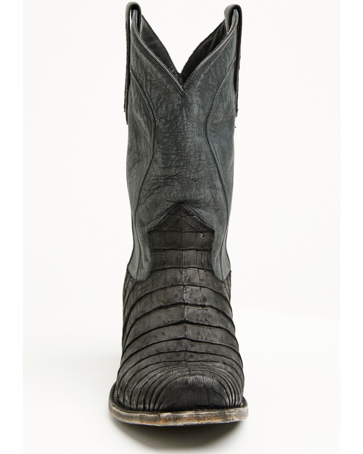 Image #4 - Cody James Black 1978&reg; Men's The Mason Exotic Caiman Belly Western Boots - Square Toe, Black, hi-res