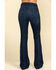 Kimes Ranch Women's Dark Wash Jennifer High Rise Wide Flare Jeans, Blue, hi-res