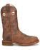 Image #2 - Double H Men's Ice Roper Western Work Boots - Composite Toe, Brown, hi-res