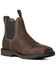 Image #1 - Ariat Men's Groundbreaker Chelsea H20 Work Boot - Broad Square Toe , Brown, hi-res