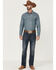 Image #2 - Cody James Men's Hotspot Solid Long Sleeve Snap Western Shirt, Blue, hi-res