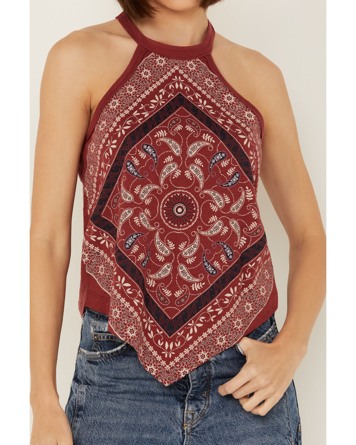 X-girl - X-girl BANDANA TANK TOP バンダナタンクトップの通販