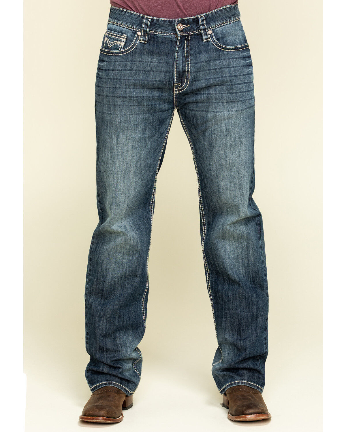 men's stretch relaxed fit jeans