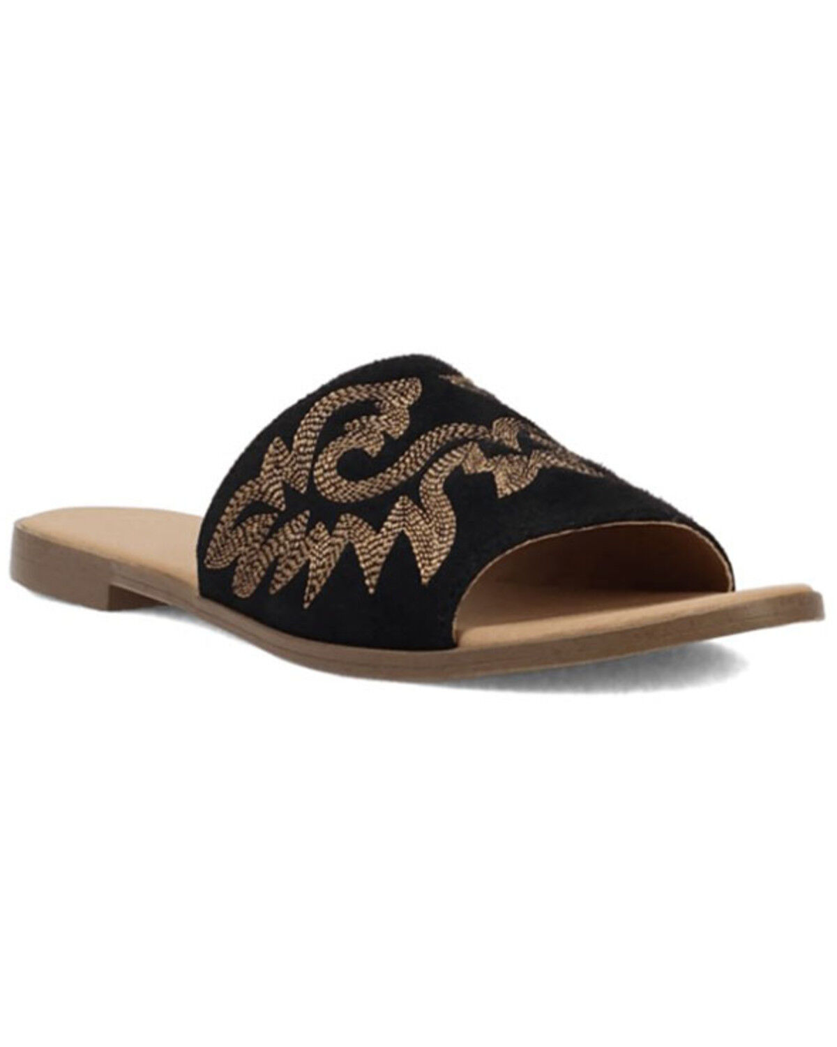 Image #1 - Dingo Women's Lasso Sandals, Black, hi-res