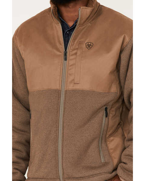 Image #3 - Ariat Men's Grizzly Canvas Bluff Jacket, Brown, hi-res
