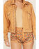 Image #3 - Understated Leather Women's Elvis Rhinestone Western Denim Snap Jacket, , hi-res