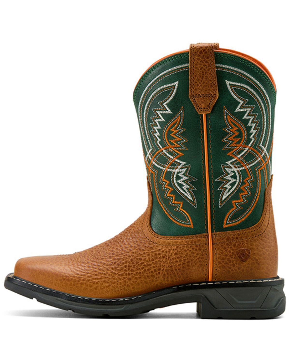 Image #2 - Ariat Boys' Workhog XT Coil Western Boots - Broad Square Toe, Tan, hi-res