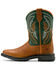 Image #2 - Ariat Boys' Workhog XT Coil Western Boots - Broad Square Toe, Tan, hi-res