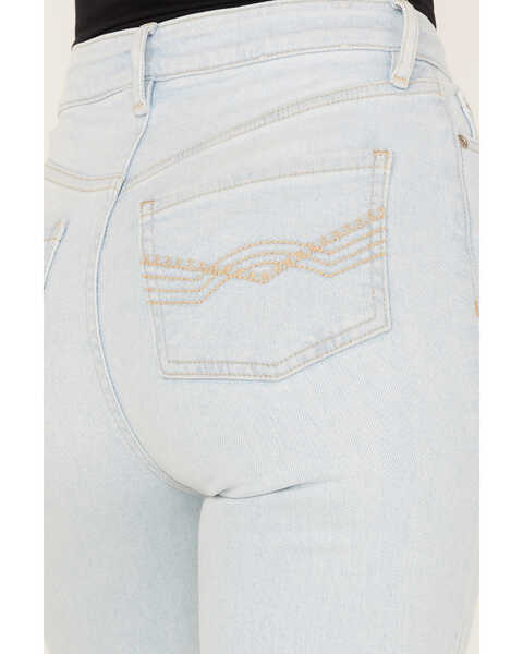 Image #3 - Idyllwind Women's Light Wash West Avenue High Risin Distressed Flare Jeans, Light Wash, hi-res