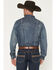 Image #4 - Kimes Ranch Men's Memphis Denim Long Sleeve Snap Western Shirt, Indigo, hi-res