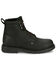 Image #2 - Justin Men's Dayworker Lace-Up Work Boots - Steel Toe, Black, hi-res