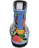 Image #5 - Bogs Toddler Girls' Skipper II Overlap Flowers Rain Boots, Multi, hi-res