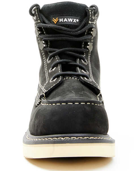 Image #4 - Hawx Men's 6" Grade Work Boots - Composite Toe, Black, hi-res