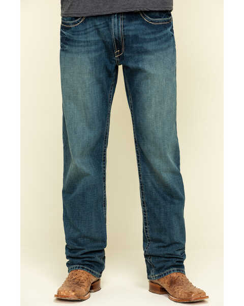 Image #2 - Ariat Men's M3 Boundary Gulch Loose Straight Jeans , Blue, hi-res