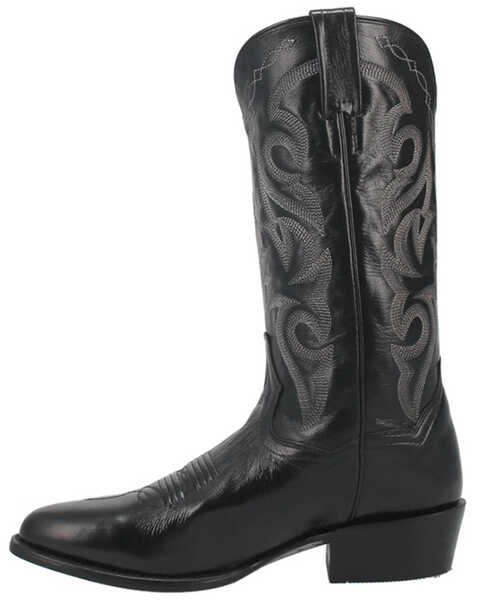 Image #3 - Dan Post Men's Mignon Western Boots - Medium Toe, Black, hi-res