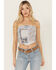 Image #1 - Originality Women's Patchwork Bandana Print Tube Top, Multi, hi-res