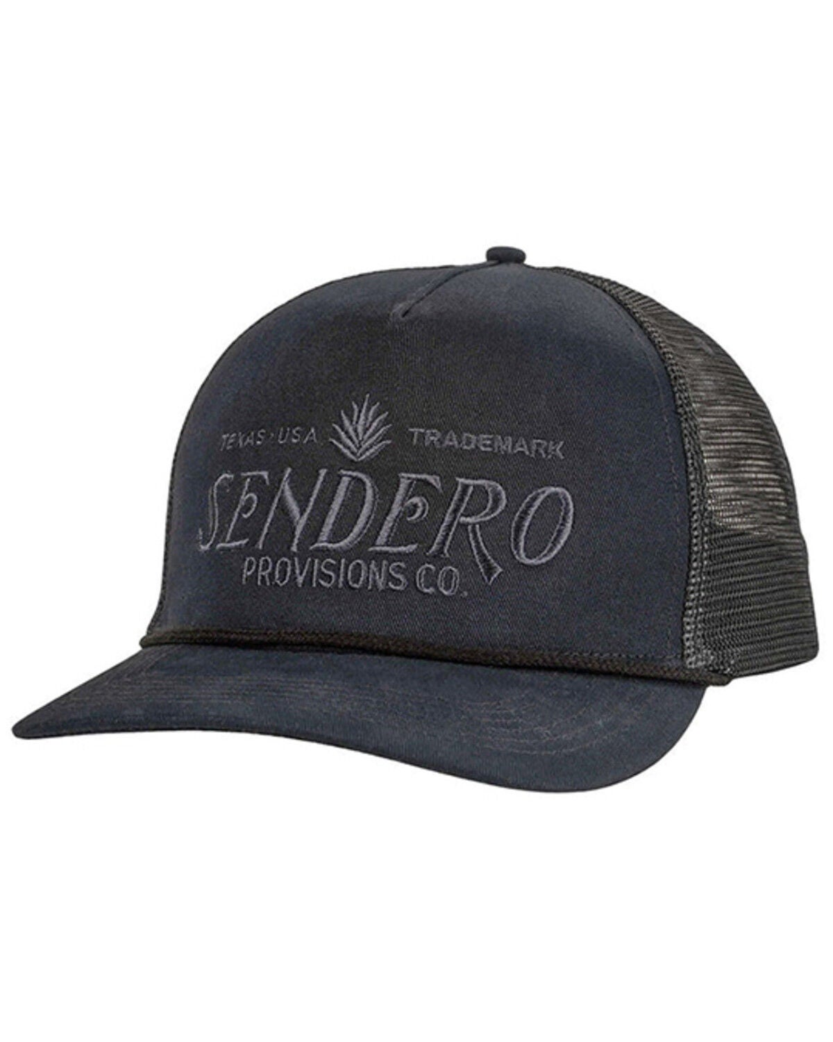 Sendero Men's Tonal Logo Ball Cap, Black, hi-res