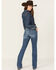 Image #4 - Ariat Women's Malaysia Dark Wash Perfect Rise Annie Stretch Bootcut Jeans, Dark Wash, hi-res