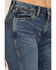 Image #2 - Wrangler Retro Women's Medium Wash High Rise Hadley Stretch Trouser Flare Jeans, Blue, hi-res