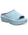 Image #1 - Bearpaw Women's Navigate Platform Sandals, Blue, hi-res