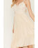 Image #3 - Shyanne Women's Aerie Crochet Front High-Low Midi Dress, Oatmeal, hi-res