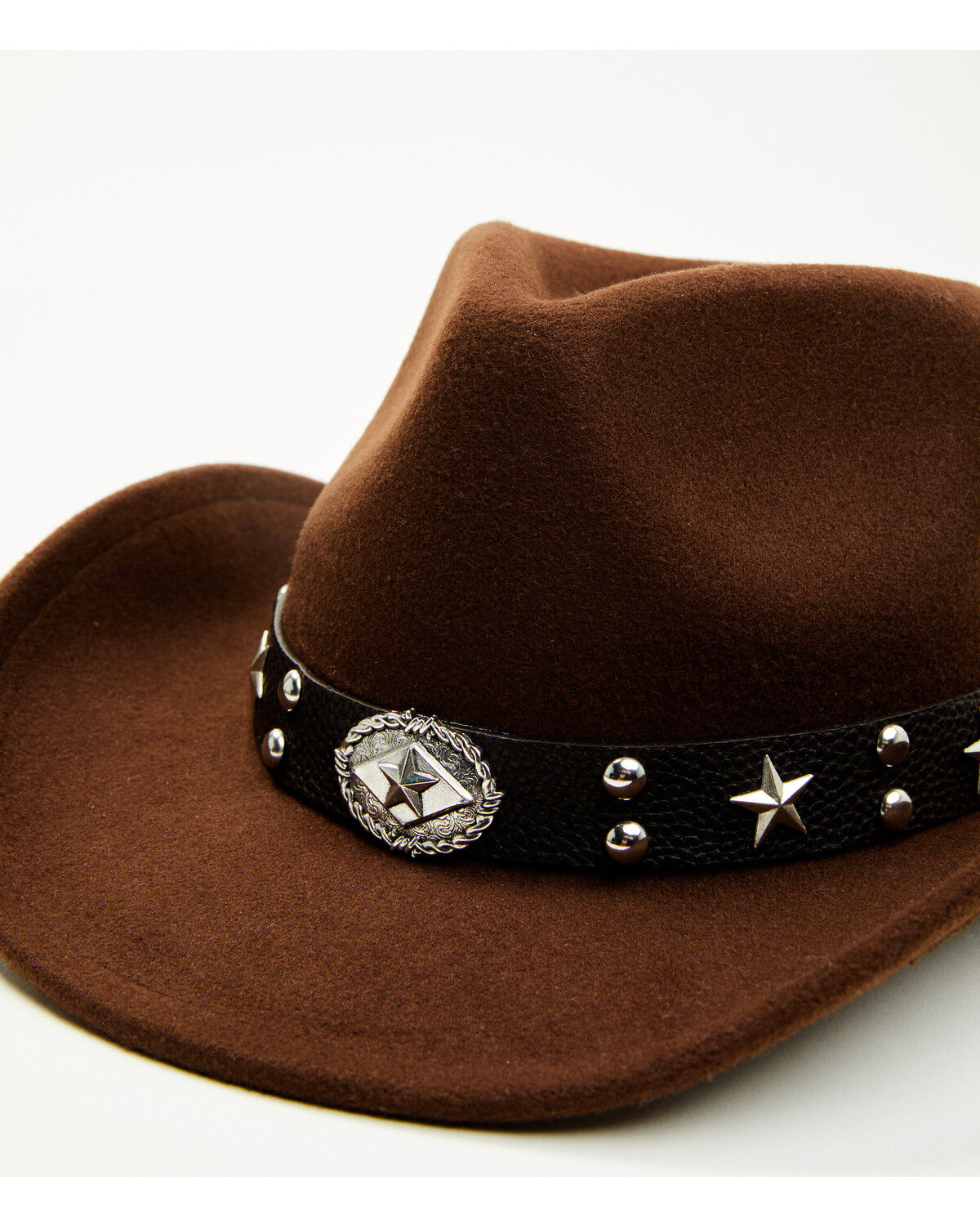 Image #2 - Cody James Parker Felt Cowboy Hat, Brown, hi-res