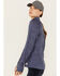 Image #2 - Ariat Women's Rebar Gridwork Baselayer 1/4 Zip T-Shirt, Blue, hi-res