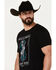 Image #2 - Moonshine Spirit Men's Guitar Cards Short Sleeve Graphic T-Shirt, Black, hi-res