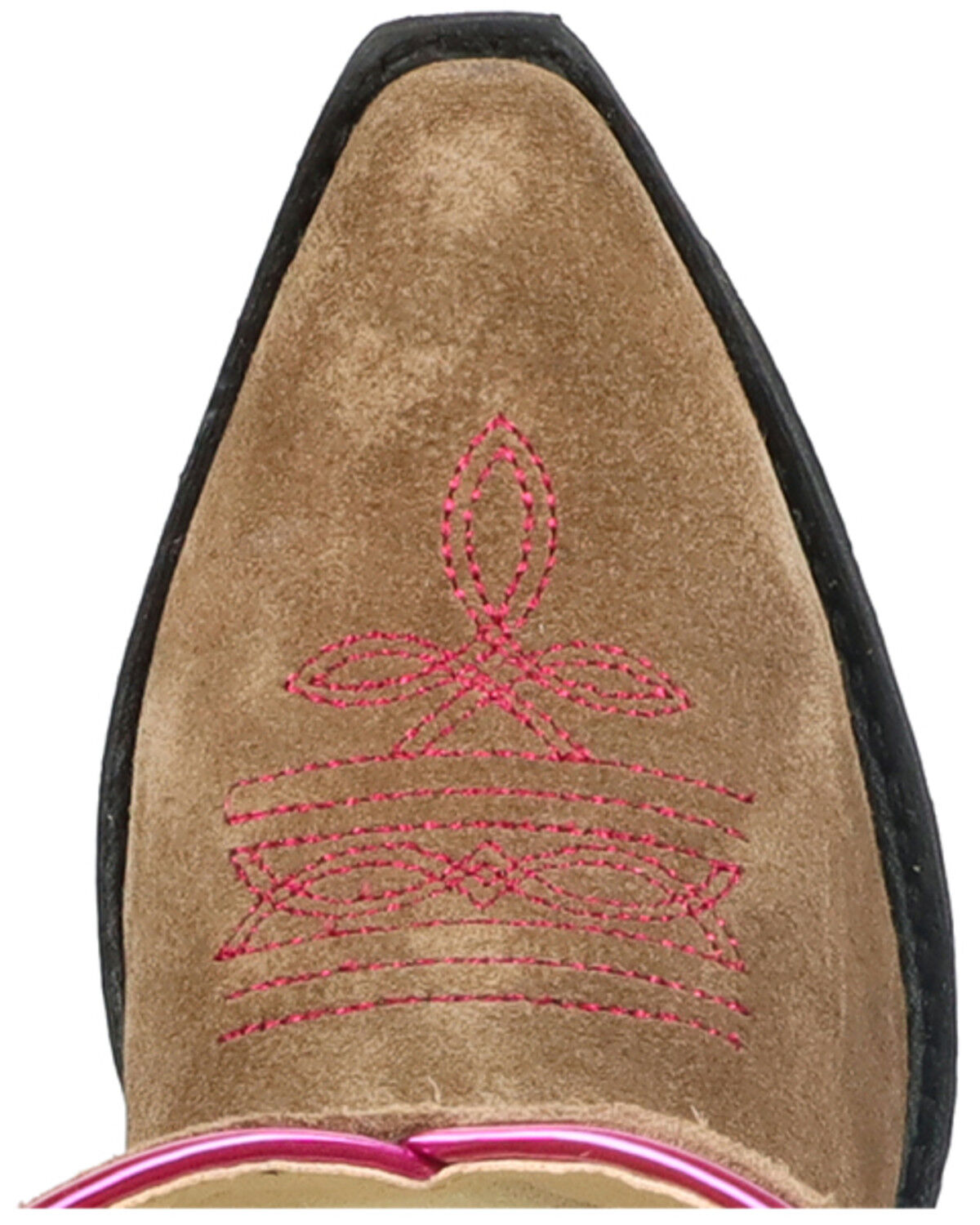 Image #6 - Smoky Mountain Little Girls' Magnolia Metallic Western Boots - Snip Toe, Brown, hi-res