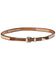 Stitched Basketweave Leather Hat Band, , hi-res