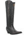 Image #1 - Dingo Women's Raisin Kane Tall Western Boots - Snip Toe, Black, hi-res