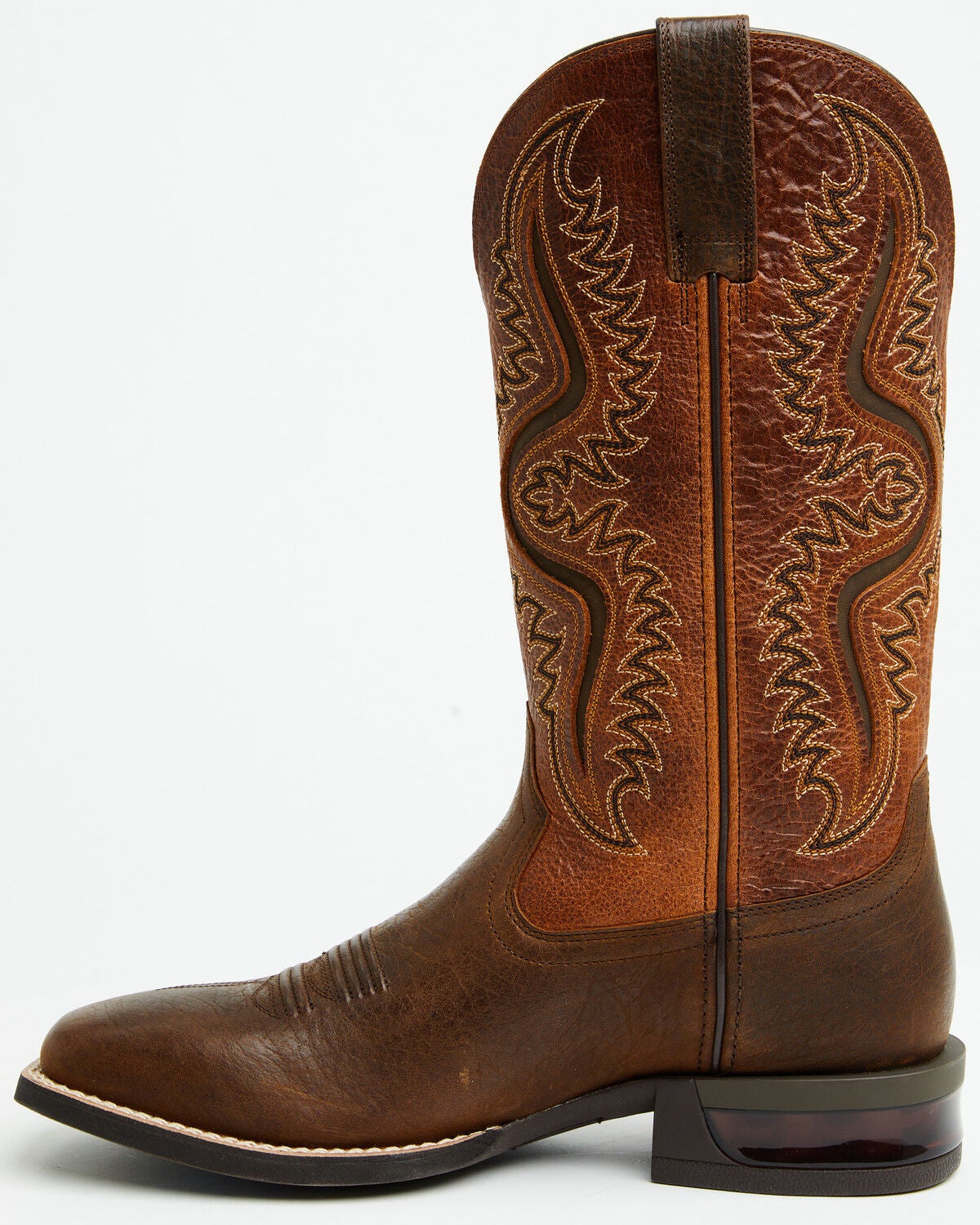 Image #3 - Ariat Men's Captivate Performance Western Boots - Broad Square Toe, Dark Brown, hi-res