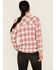 Image #4 - Idyllwind Women's Anna Plaid Print Long Sleeve Snap Western Shirt, Ivory, hi-res