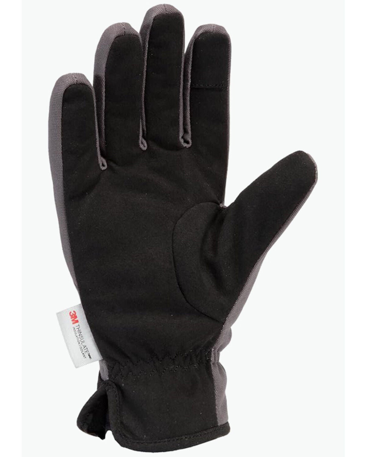 Image #2 - Carhartt Rugged Flex&trade; Insulated Open Cuff Gloves, Dark Grey, hi-res