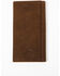 Cody James Men's Americana Leather Checkbook Wallet, Brown, hi-res