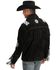 Image #3 - Liberty Wear Eagle Bead Fringed Suede Leather Jacket - Big & Tall, Black, hi-res