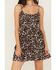 Image #3 - Originality Women's Boot Barn Exclusive Leopard Print Tiered Mini Dress, Multi, hi-res