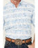 Image #3 - Ariat Men's VentTEK Outbound Striped Leaf Print Short Sleeve Performance Shirt, Light Blue, hi-res