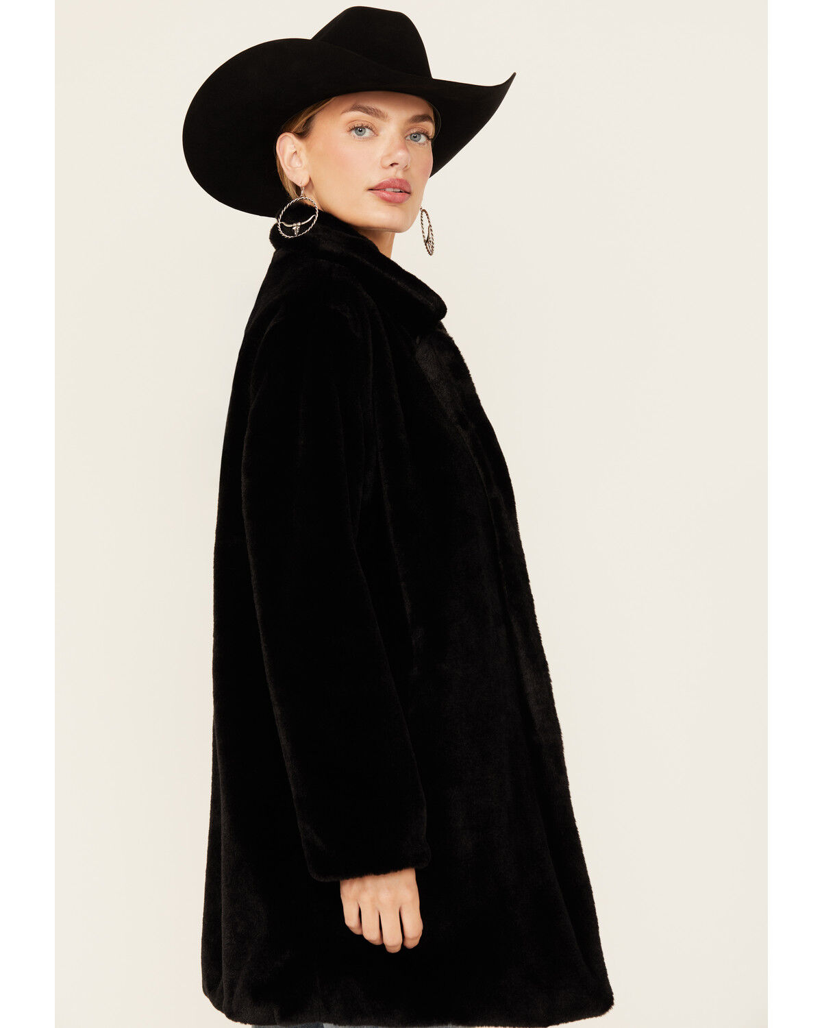 Image #2 - Urban Republic Women's Faux Fur Long Coat, , hi-res