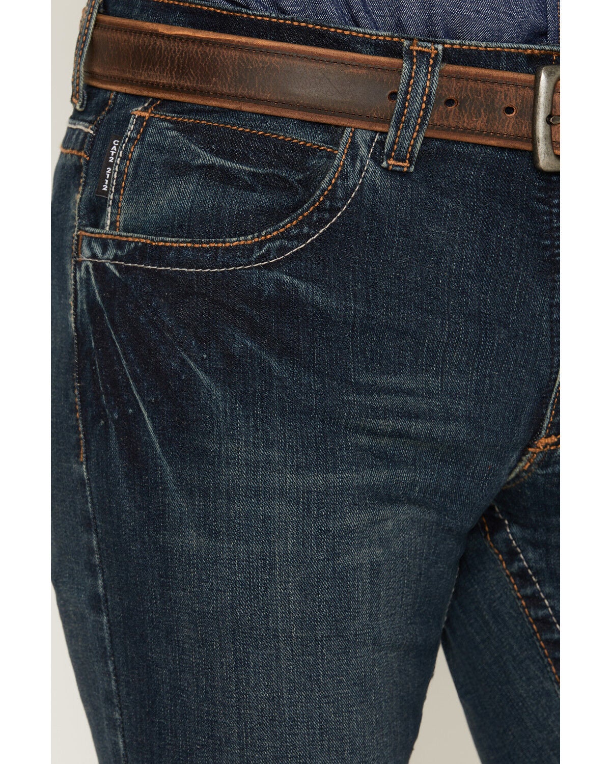 Image #2 - Bulwark Men's FR Relaxed Boot Work Jeans, Indigo, hi-res
