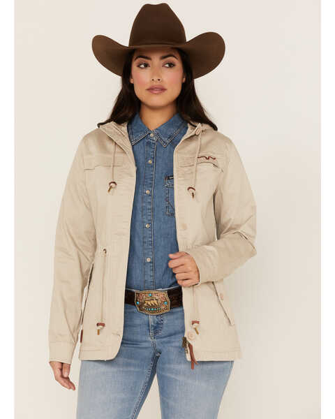 Kimes Ranch Women's Longrider 2 Anorak Jacket, Sand, hi-res