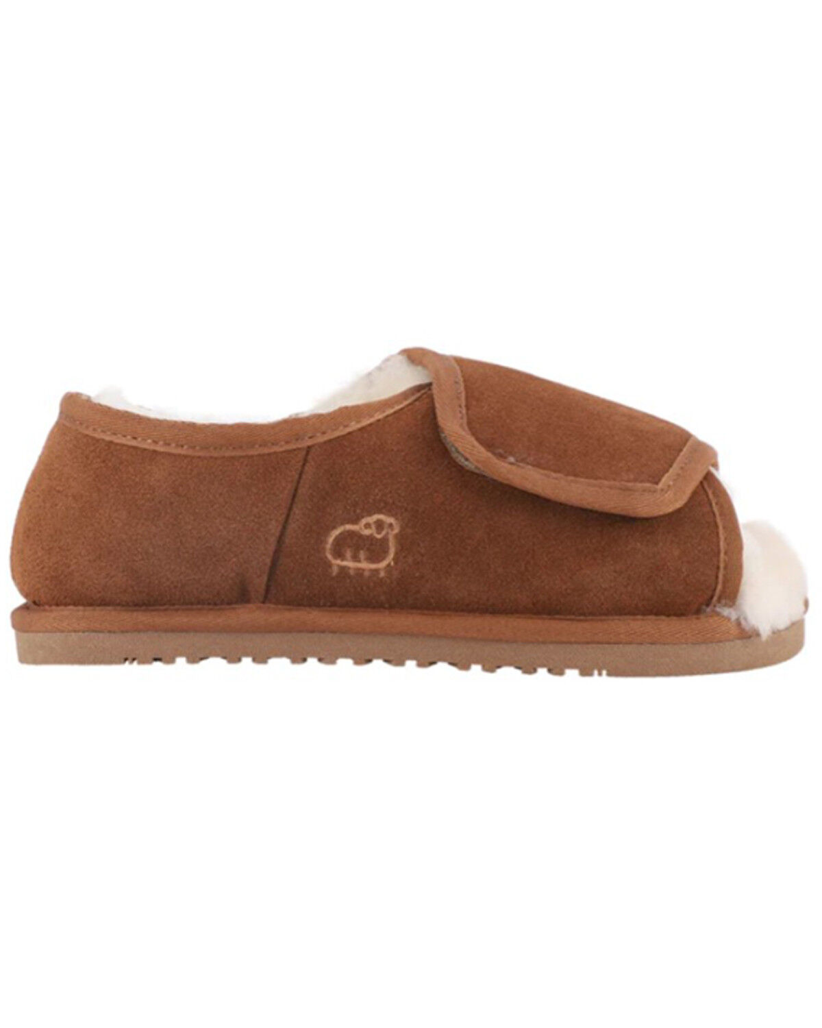 Image #2 - Lamo Footwear Women's Apma Open Toe Wrap Slippers, Chestnut, hi-res