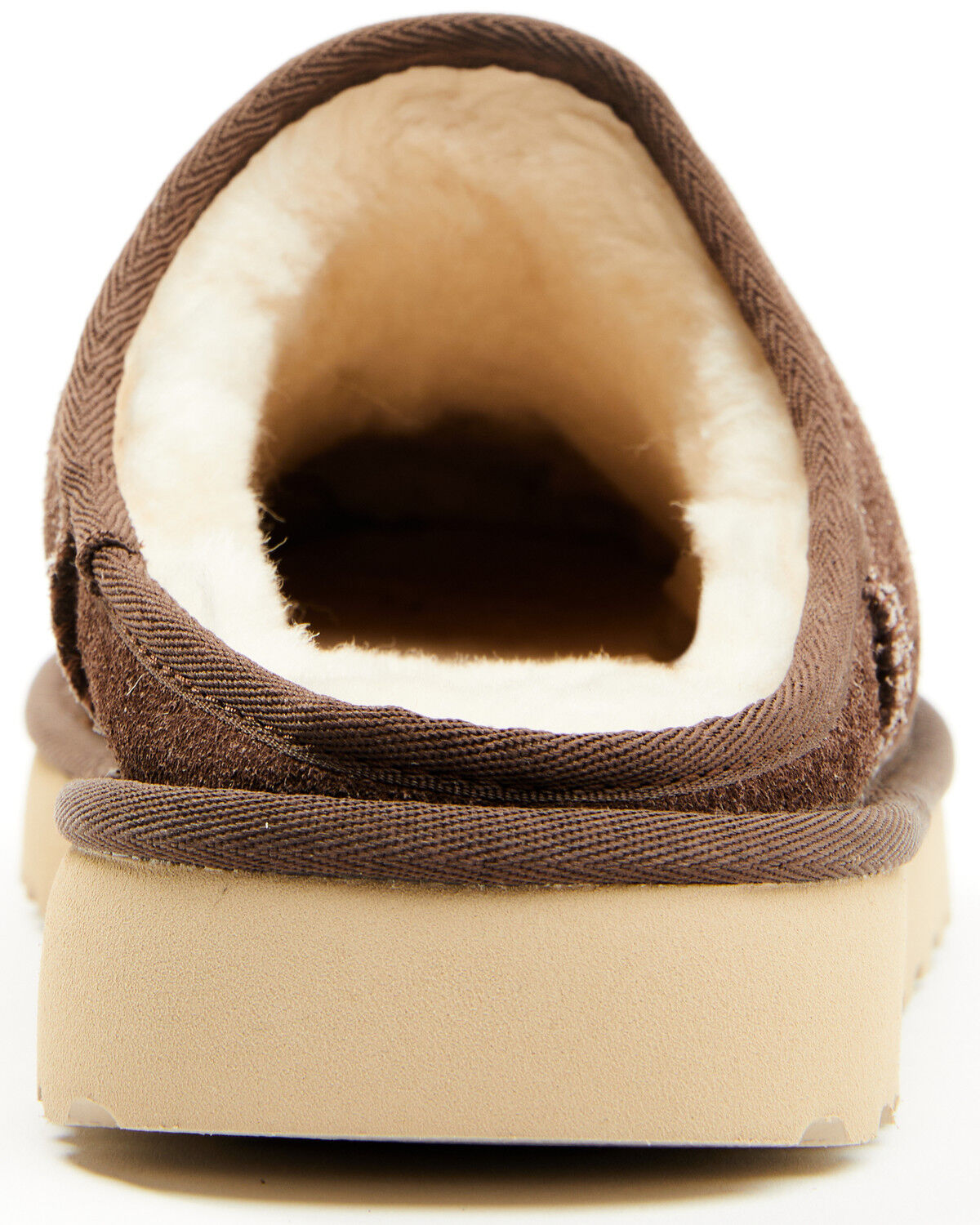Image #5 - UGG Men's Classic Slip-On Shaggy Suede Slippers, Dark Brown, hi-res