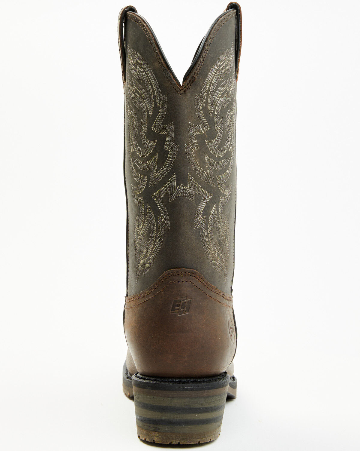 Image #5 - Double H Men's 11" Tascosa Waterproof Performance Western Boots - Round Toe, Brown, hi-res