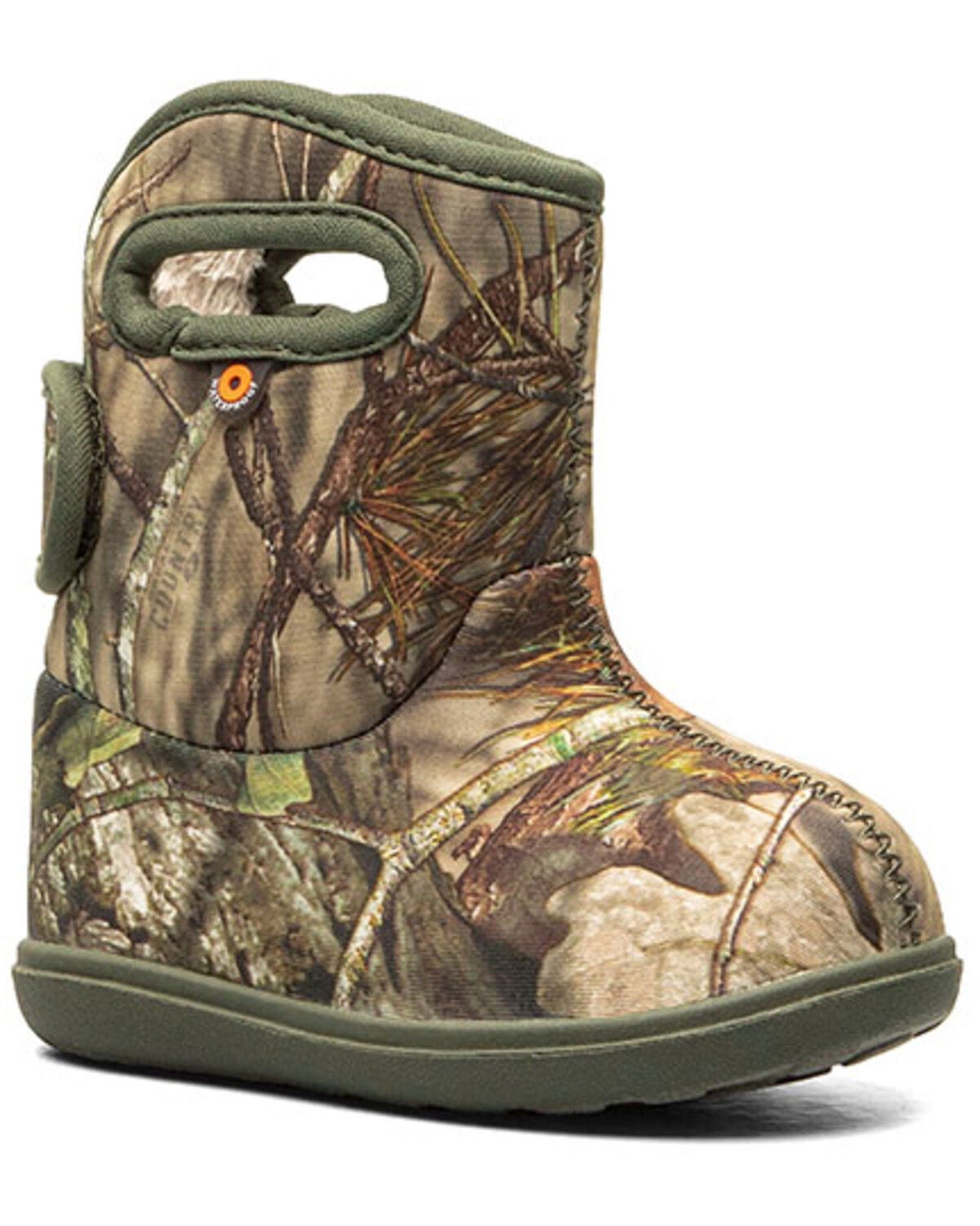Bogs Infant Boys' II Mossy Oak Rainboots, Camouflage, hi-res