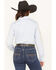 Image #4 - Ariat Women's Team Kirby Embroidered Long Sleeve Button-Down Stretch Western Shirt, Light Blue, hi-res