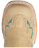 Image #6 - Ferrini Women's Betsy Short Western Boots - Broad Square Toe, Tan, hi-res