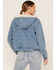 Image #4 - Wrangler Women's Medium Wash Sherpa Lined Denim Jacket, , hi-res