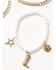 Image #2 - Lainey Wilson Women's Country Heart Bracelet Set - 4 Pack, Gold, hi-res