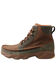 Twisted X Men's Crossover Lace-Up Boots - Moc Toe, Brown, hi-res